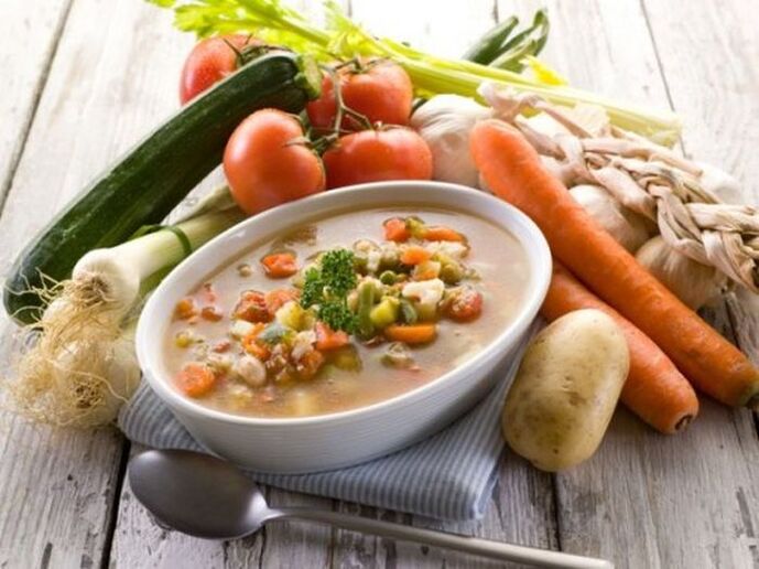 胃炎用野菜スープ