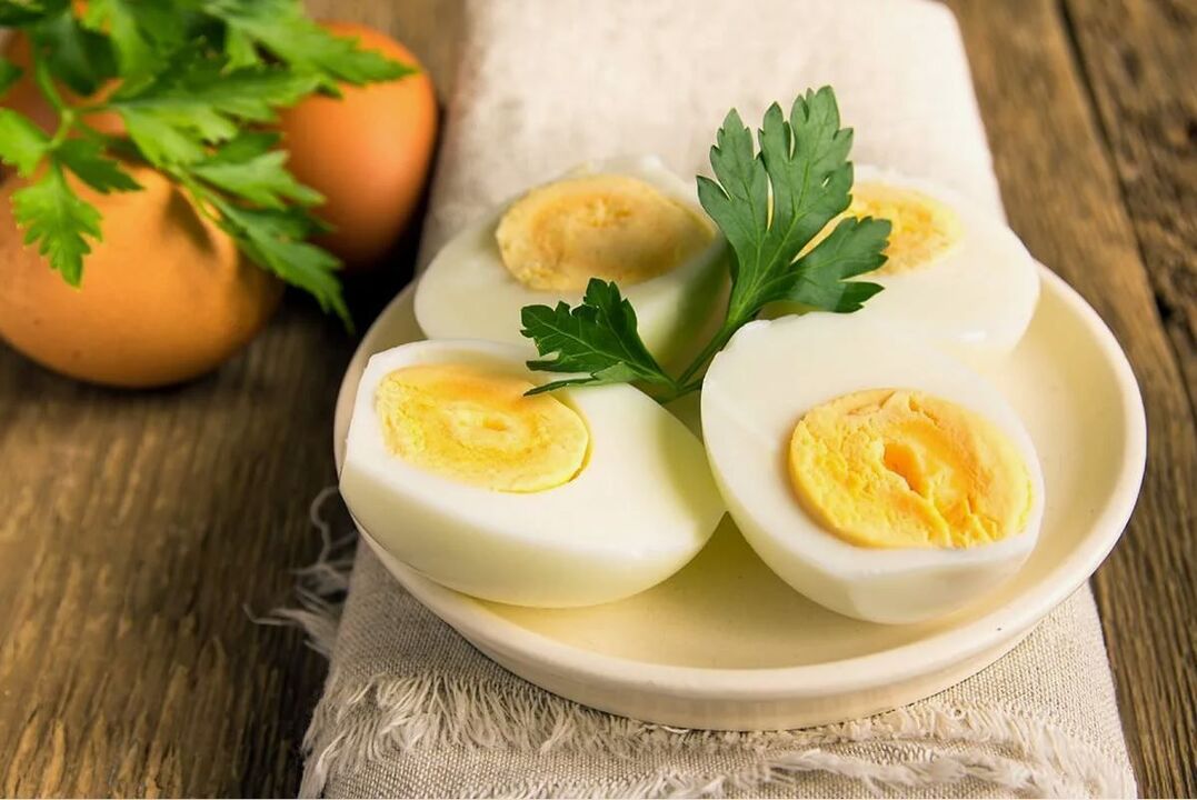 朝食のゆで卵